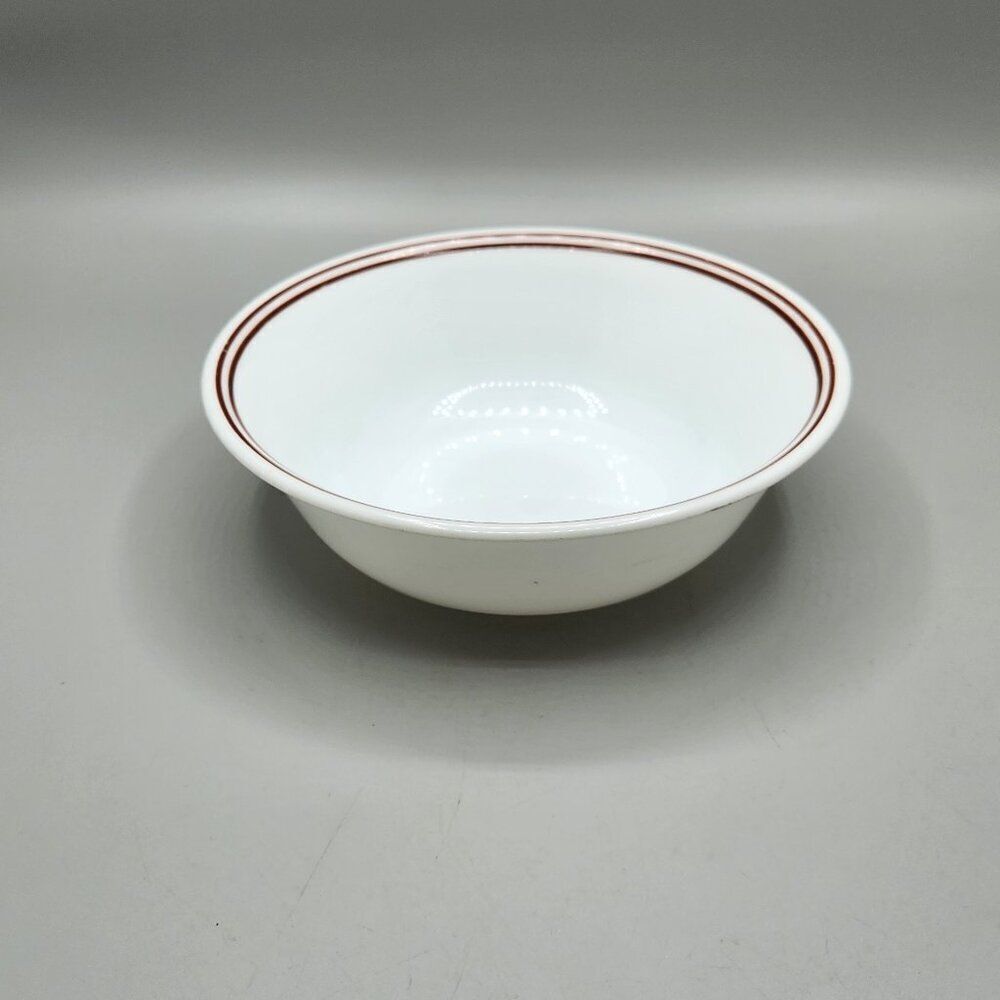 Corelle by Corning Batik Cereal Soup Bowl Replacement Vintage Brown Stripe